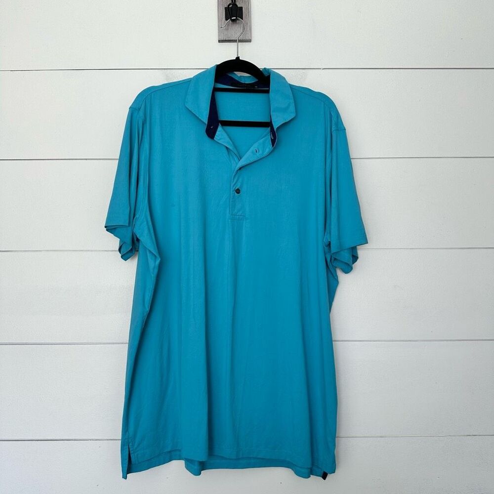 Greyson Men’s Extra Large Blue Polo Golf Performance